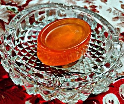 Savon ovale &agrave; l&rsquo;orange
